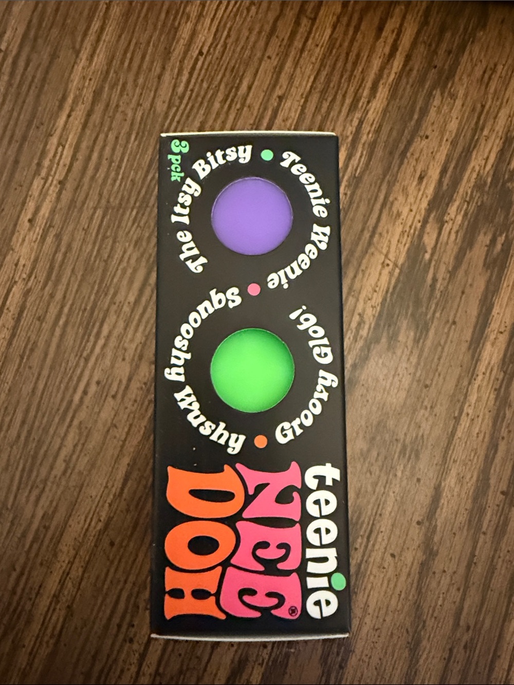 Needoh Teenie groovy globs– Purple, Pink, Green - Picture 2 of 2